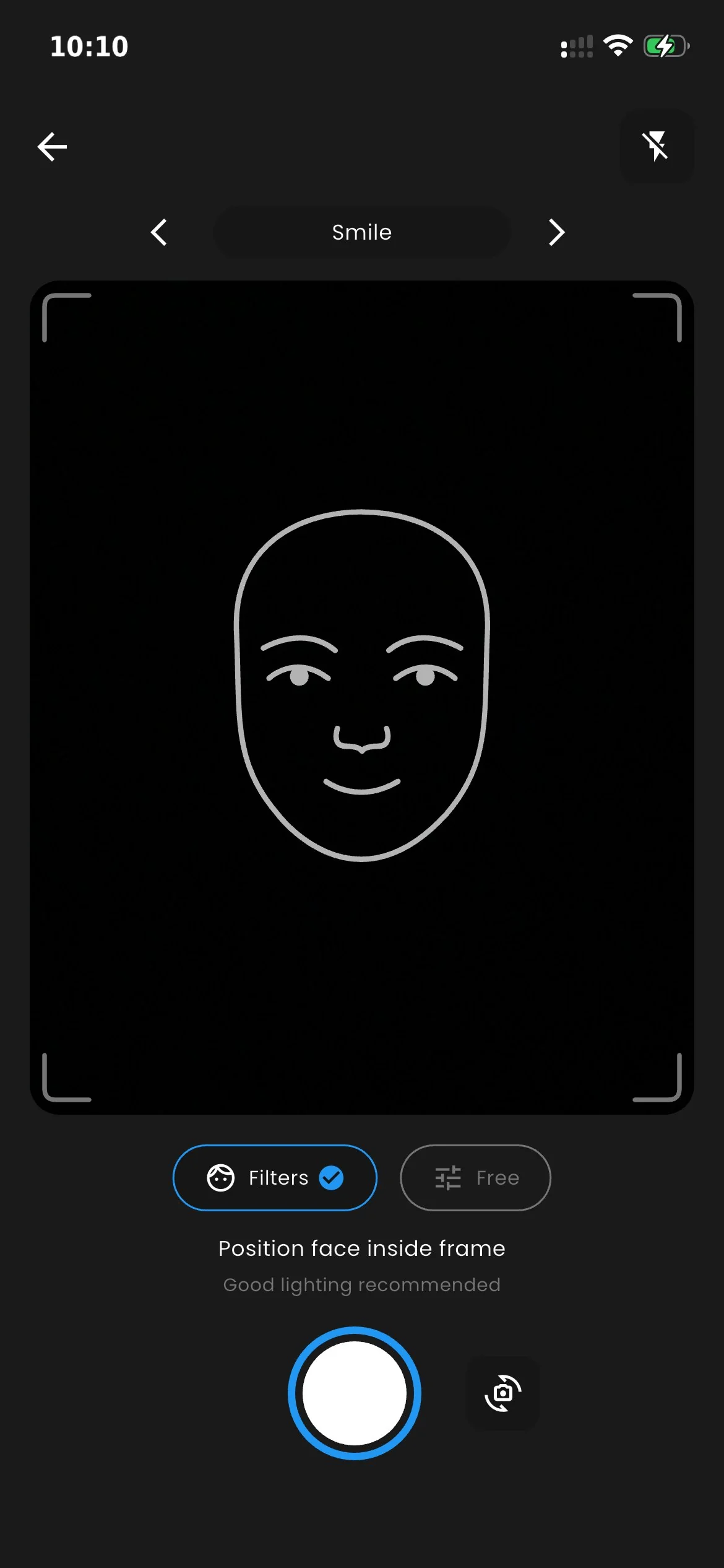 Patient smile photo